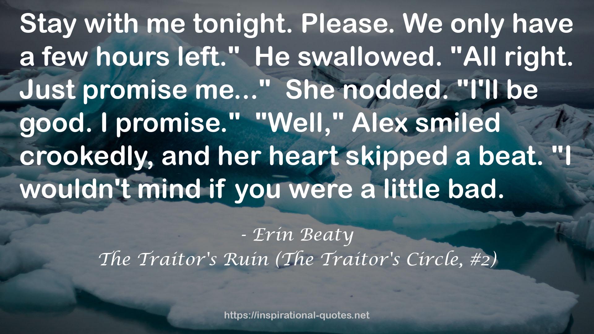 The Traitor's Ruin (The Traitor's Circle, #2) QUOTES