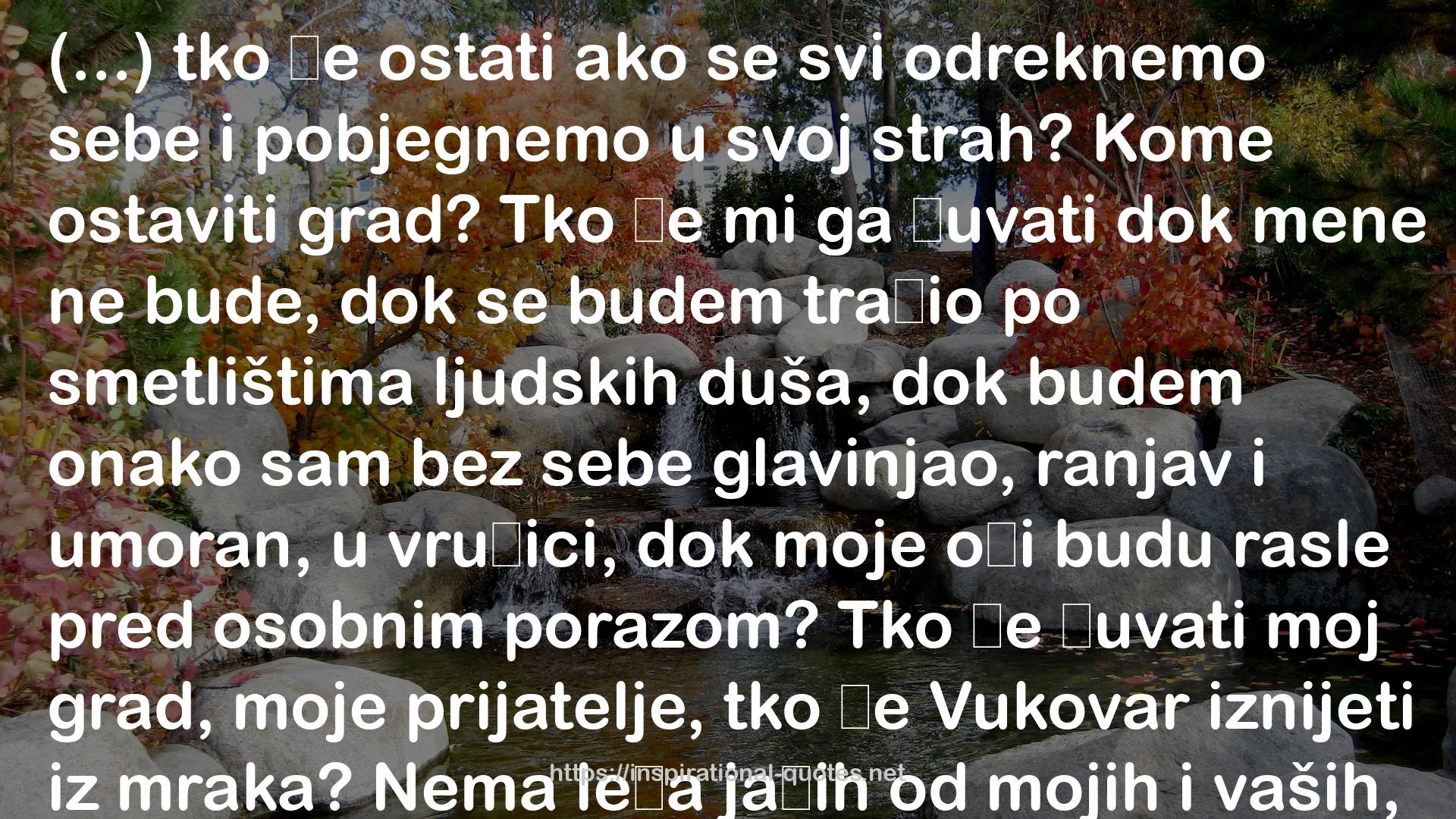 Priče iz Vukovara QUOTES