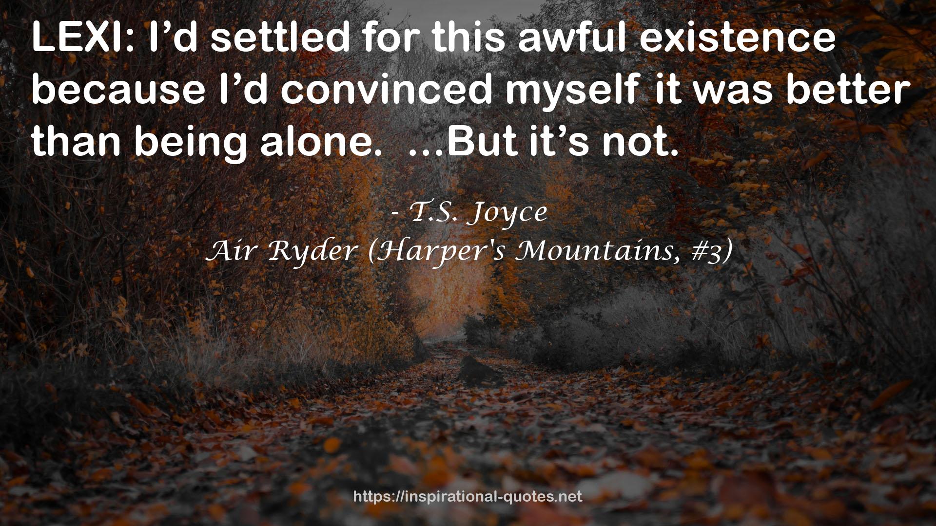 Air Ryder (Harper's Mountains, #3) QUOTES