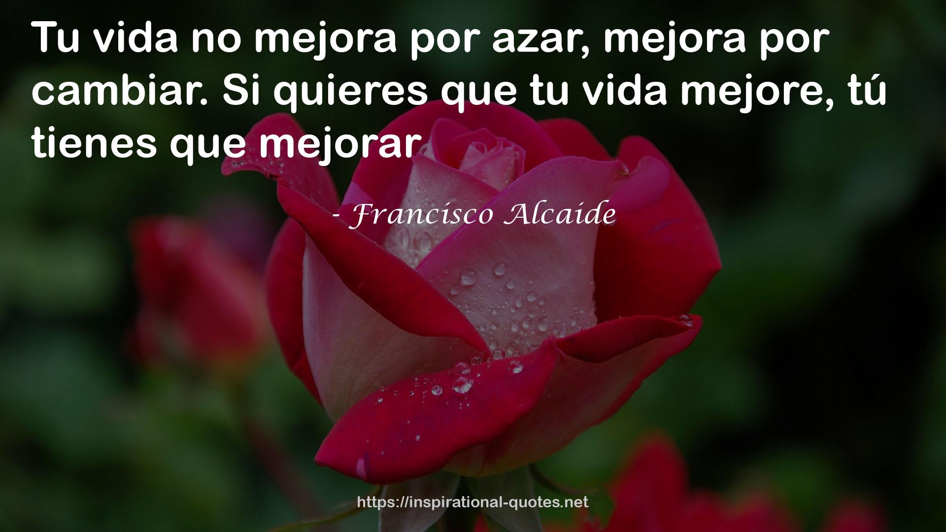 Francisco Alcaide QUOTES