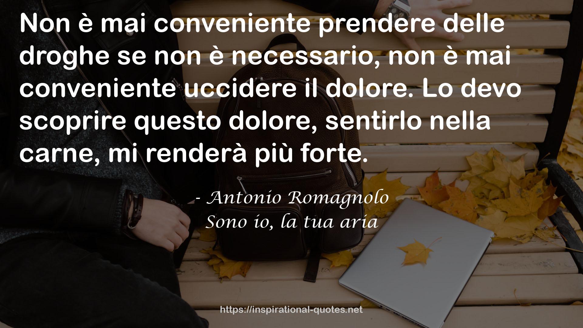 Sono io, la tua aria QUOTES