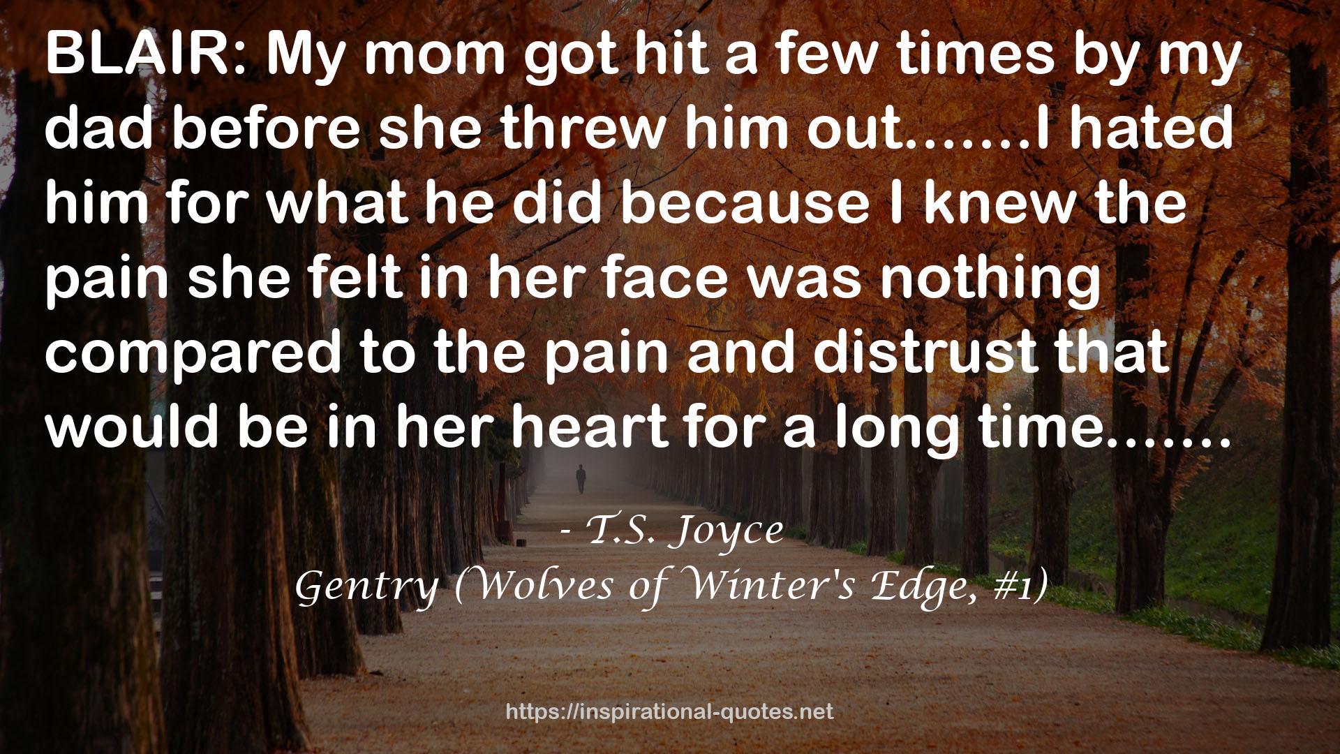 Gentry (Wolves of Winter's Edge, #1) QUOTES