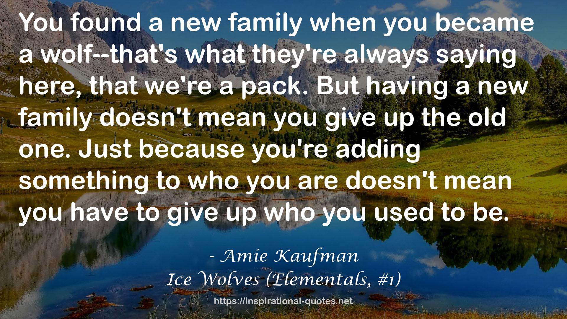 Ice Wolves (Elementals, #1) QUOTES