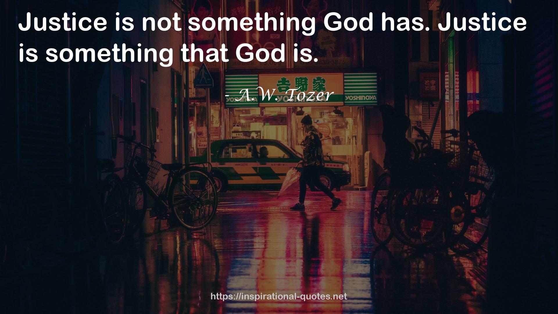 A.W. Tozer QUOTES