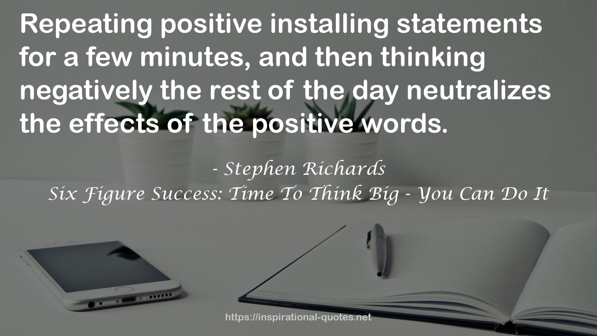 positive installing statements  QUOTES