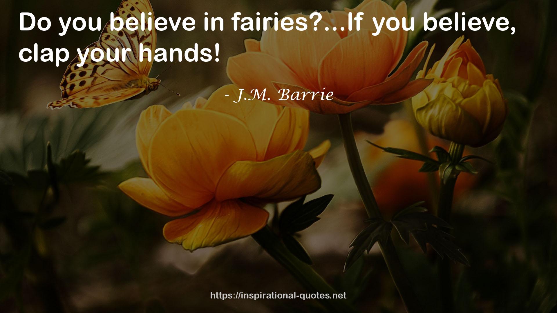 J.M. Barrie QUOTES