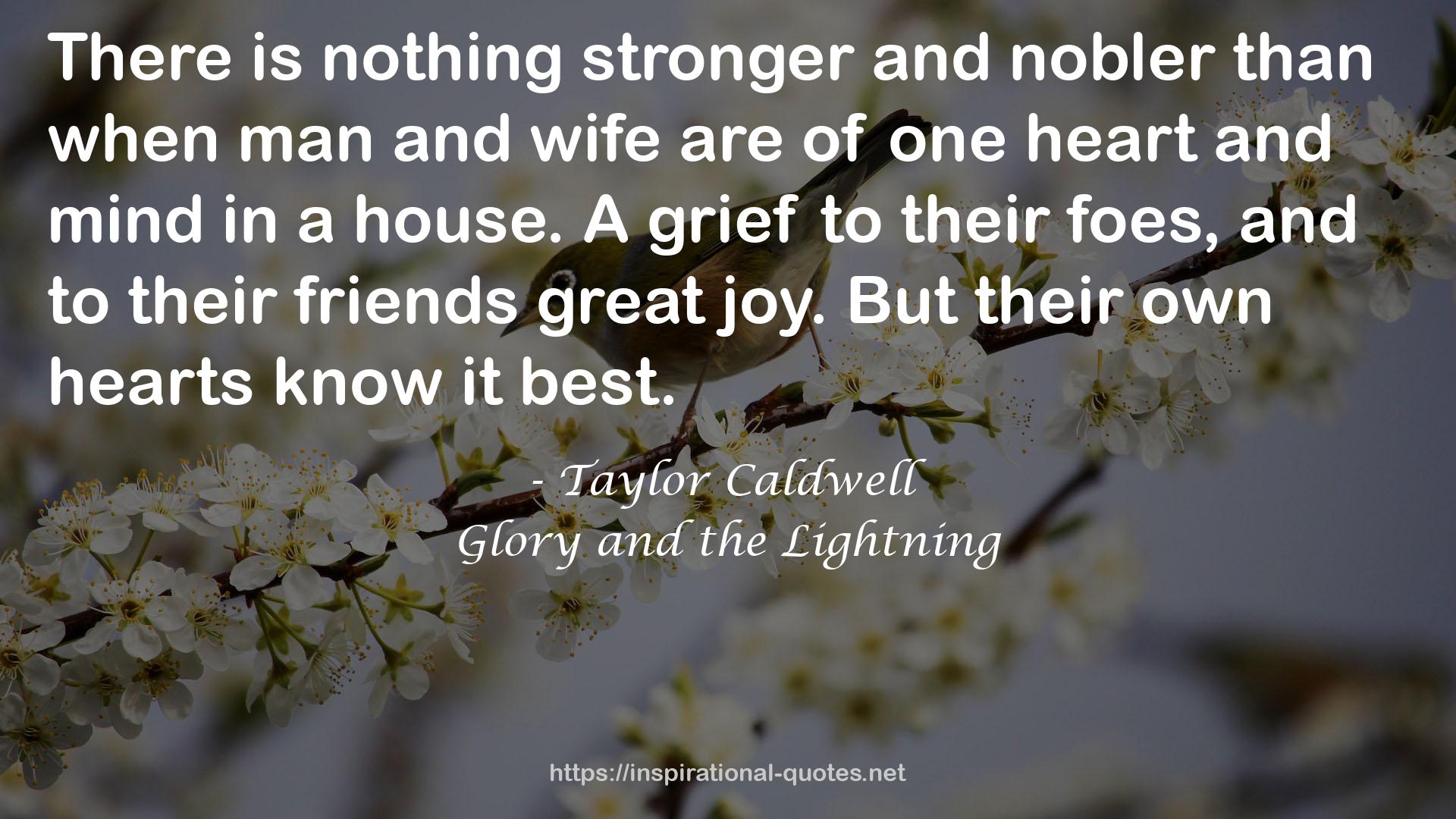 Glory and the Lightning QUOTES