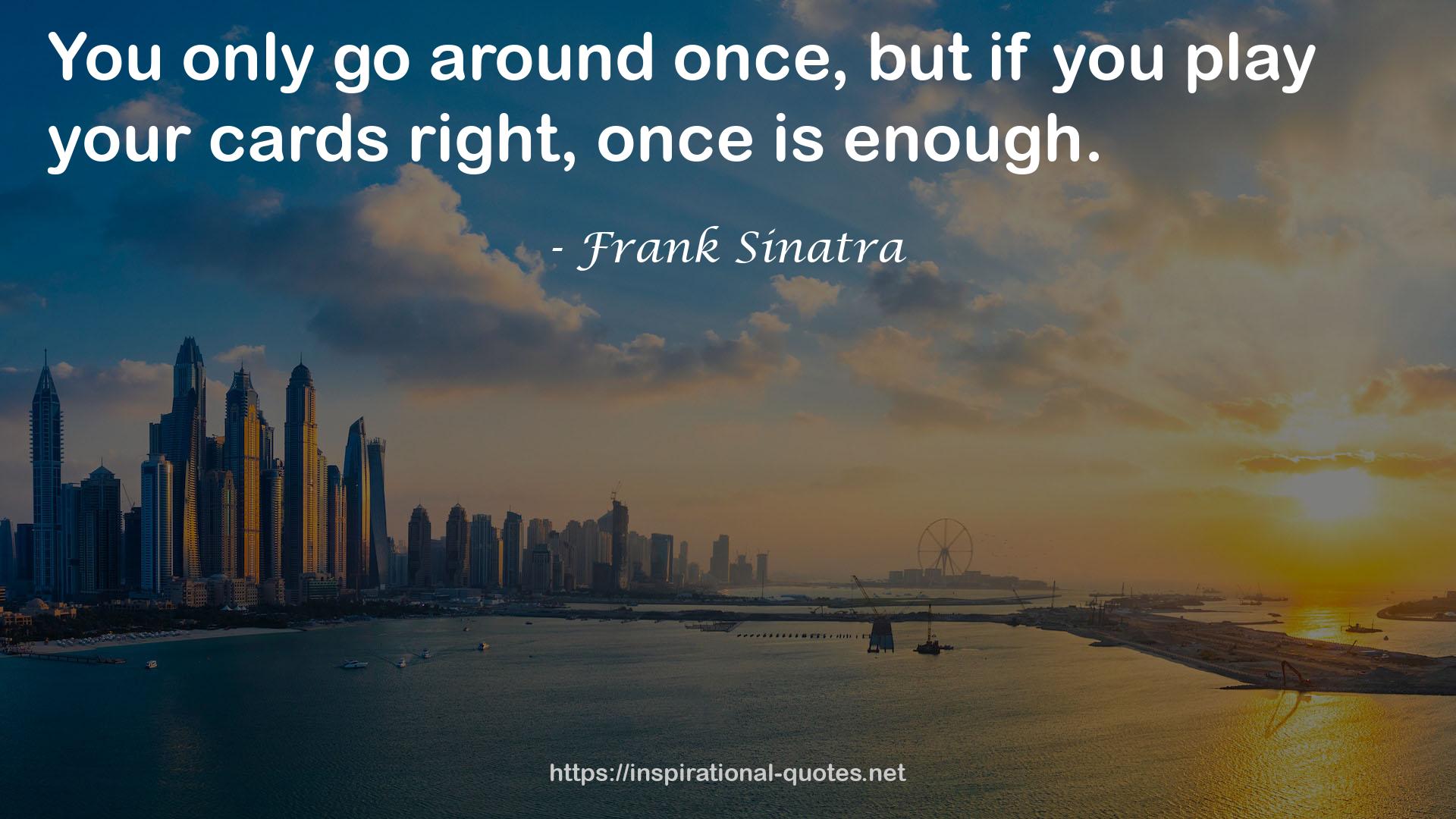 Frank Sinatra QUOTES