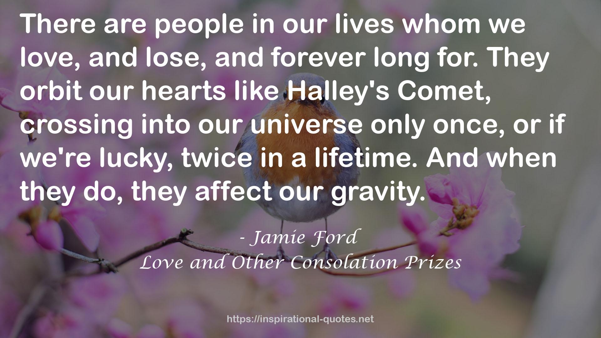 Love and Other Consolation Prizes QUOTES