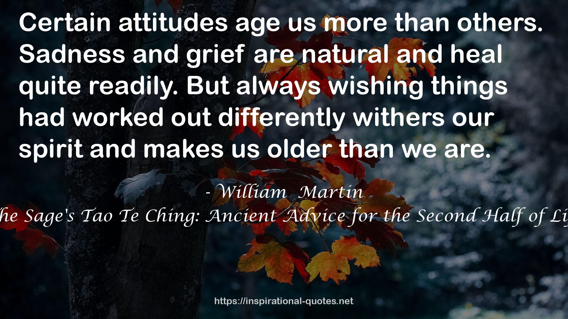 The Sage's Tao Te Ching: Ancient Advice for the Second Half of Life QUOTES