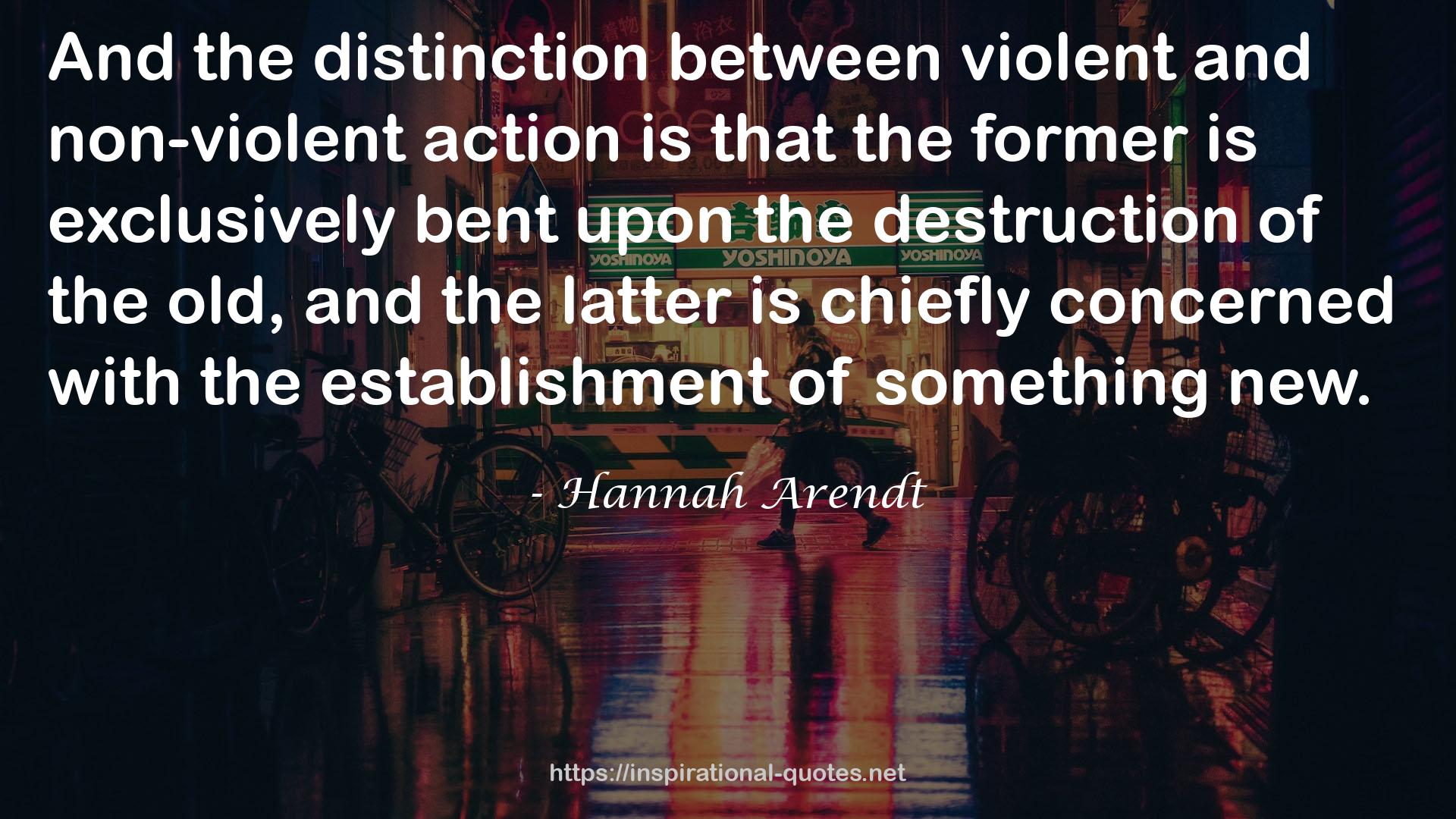 Hannah Arendt QUOTES