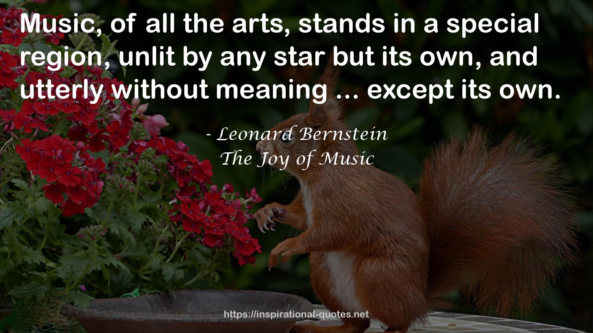 The Joy of Music QUOTES