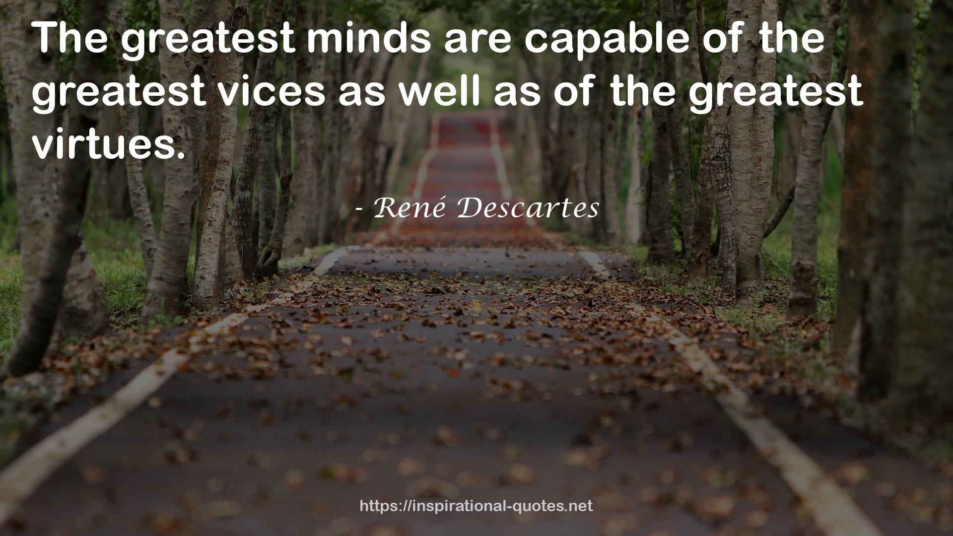 René Descartes QUOTES