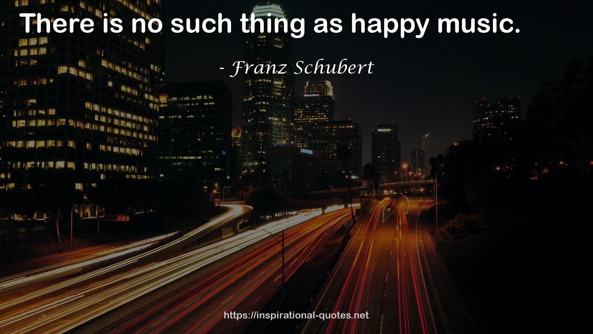 Franz Schubert QUOTES