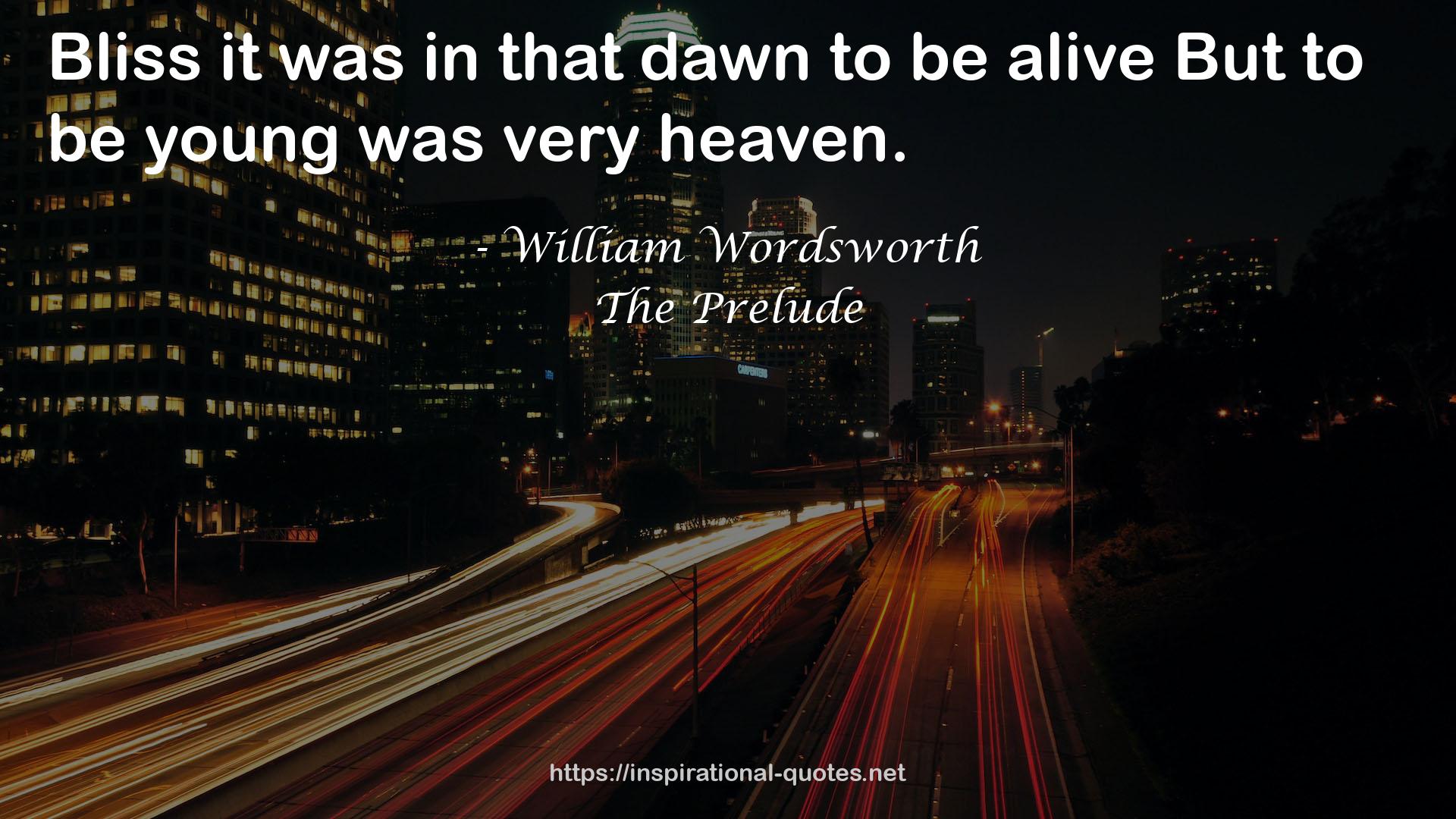 William Wordsworth QUOTES