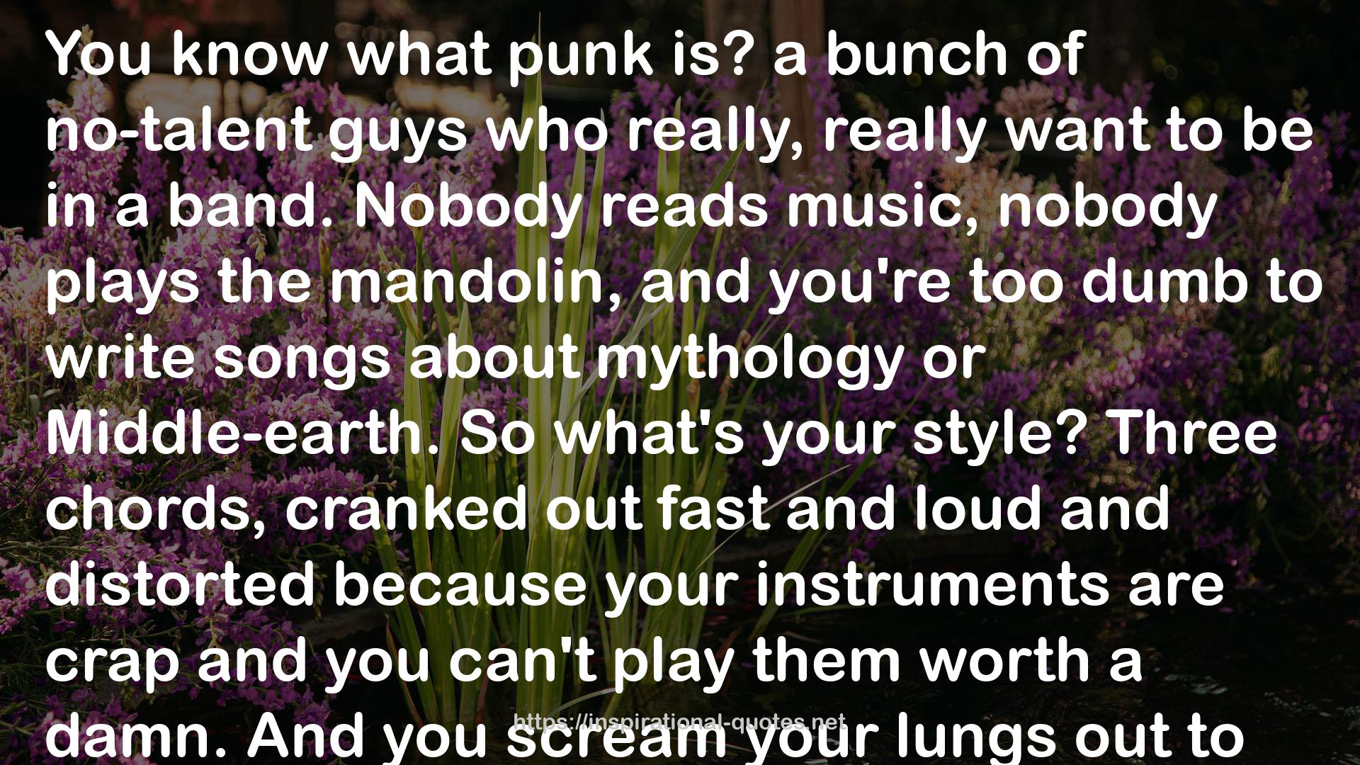 your instruments  QUOTES