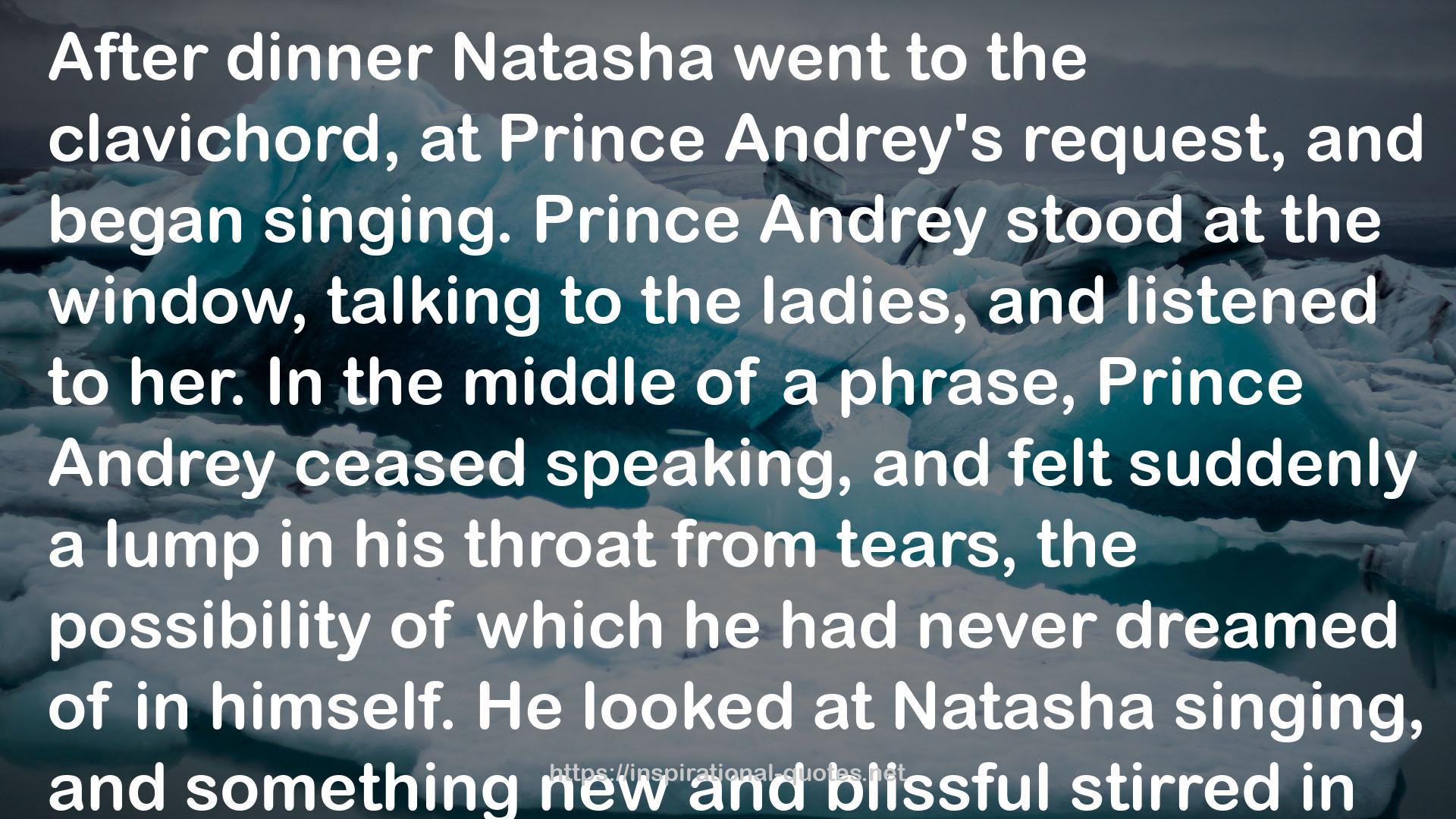 Prince Andrey's  QUOTES