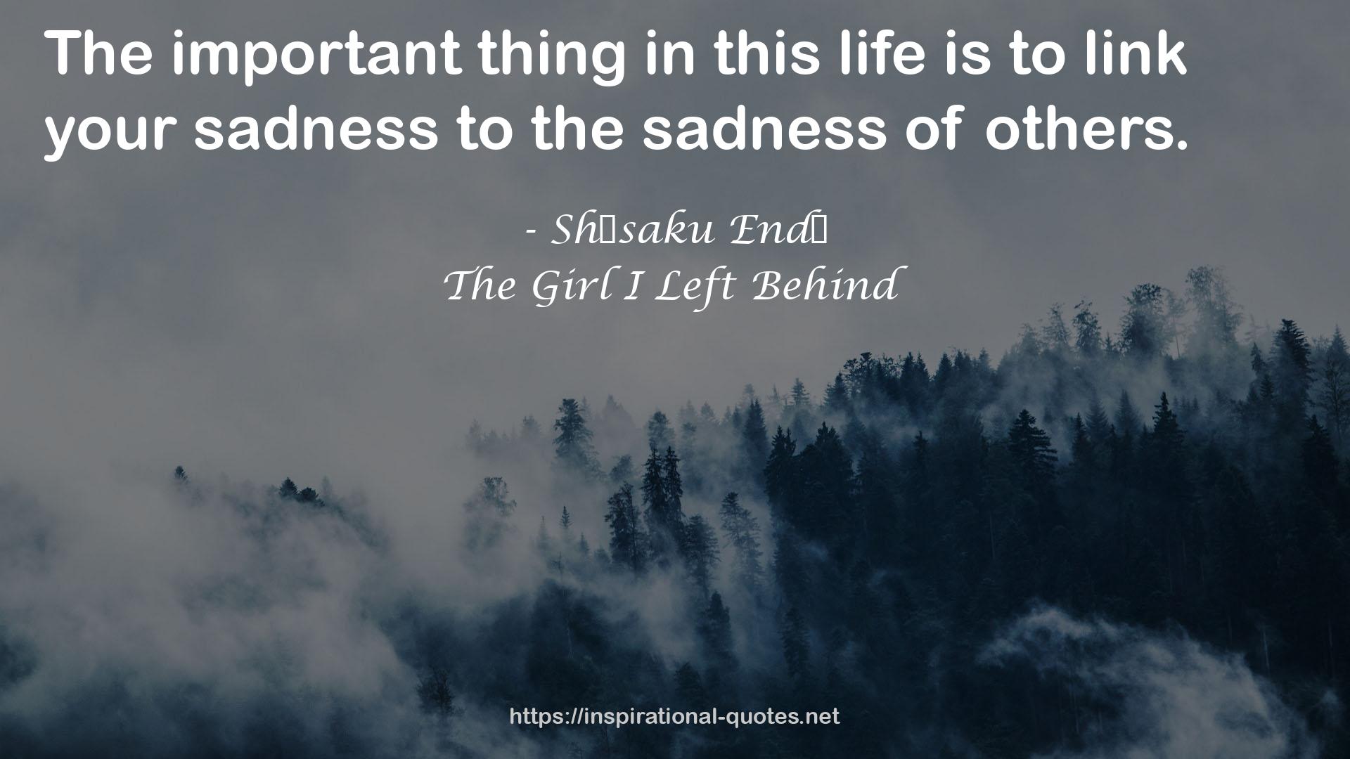 The Girl I Left Behind QUOTES