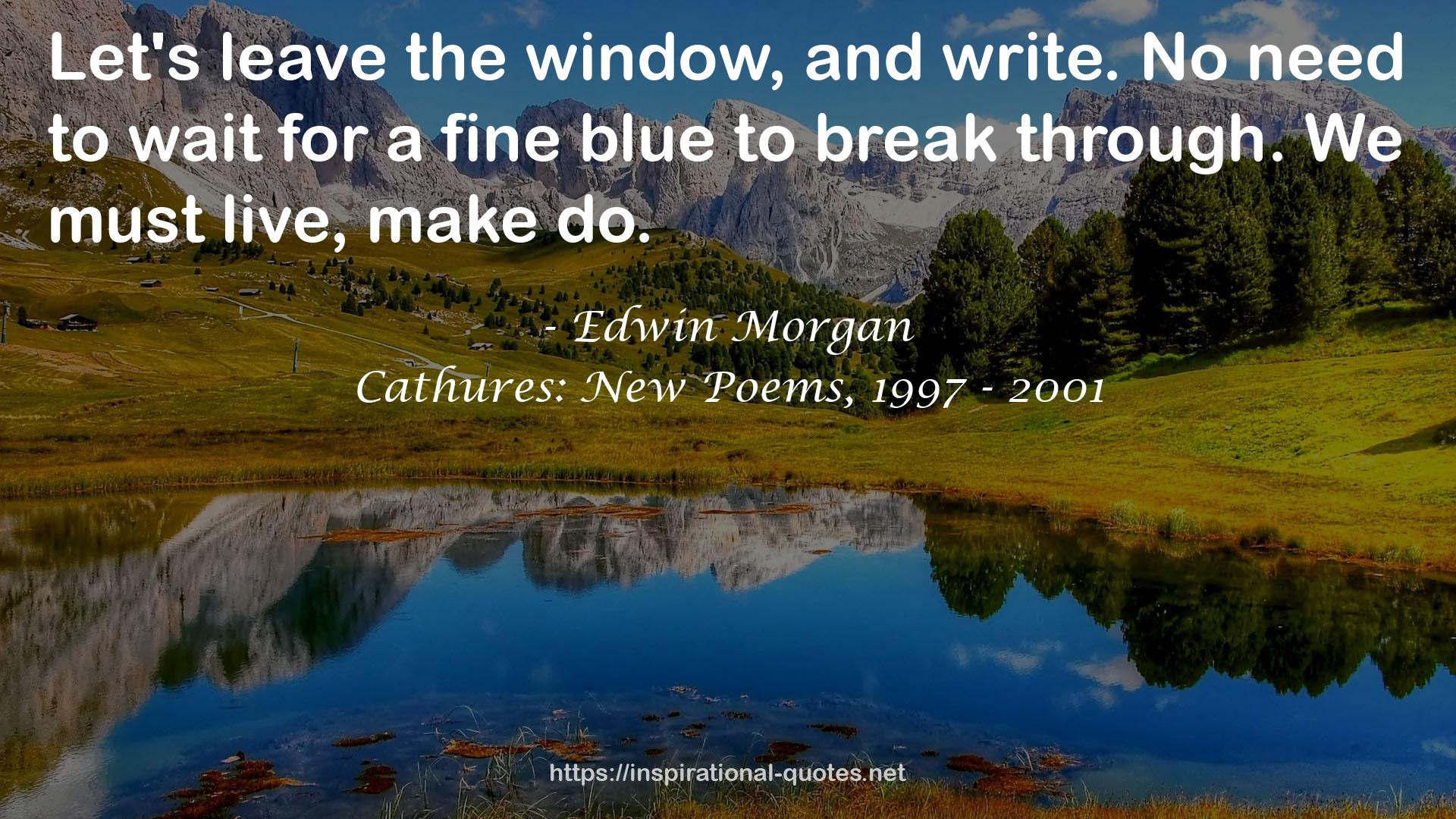 Cathures: New Poems, 1997 - 2001 QUOTES