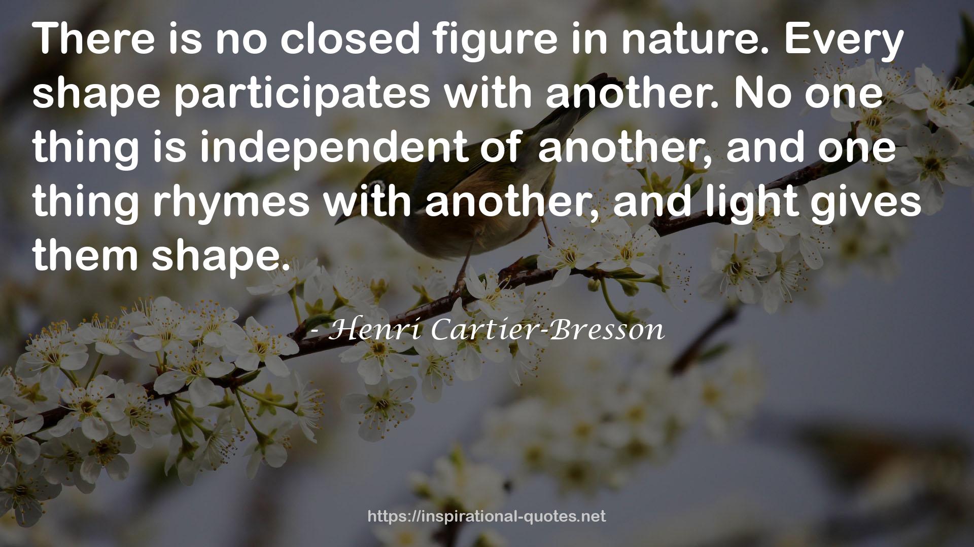 Henri Cartier-Bresson QUOTES