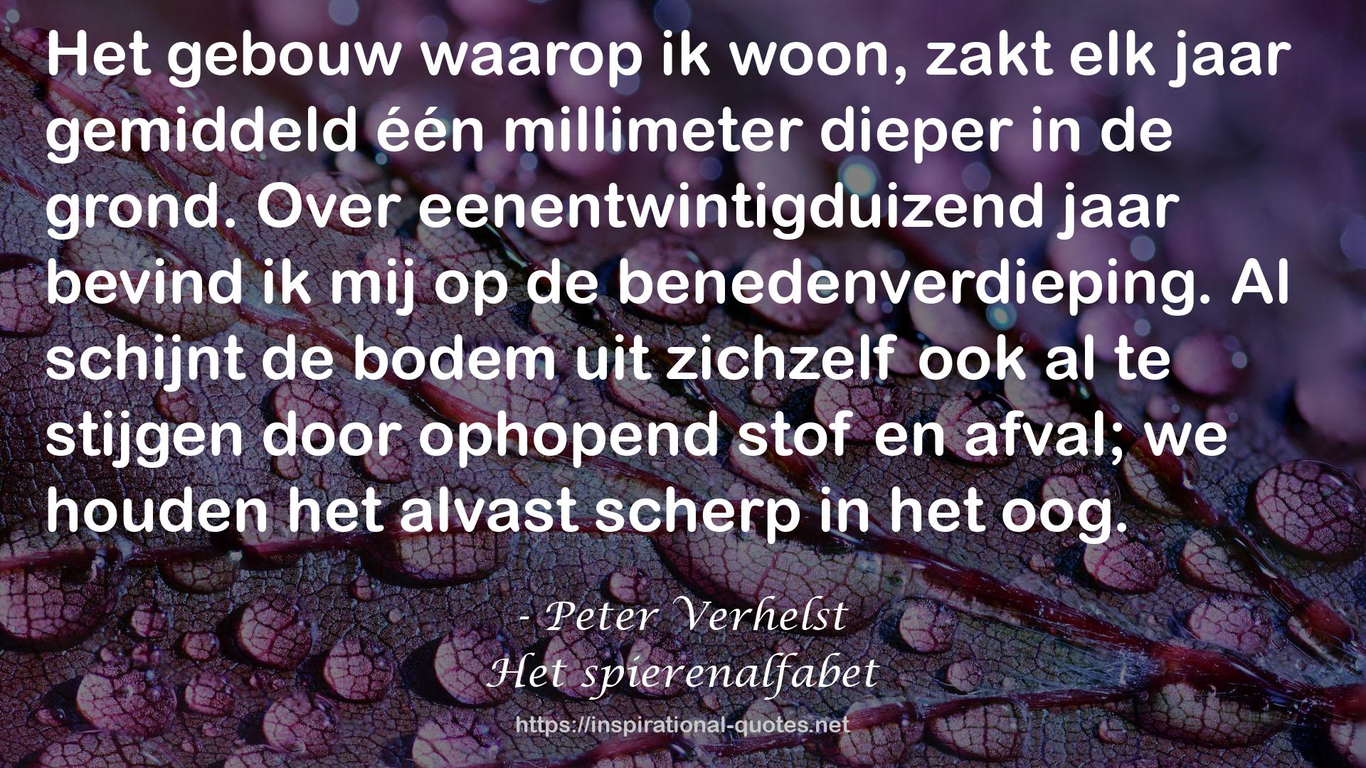 Het spierenalfabet QUOTES