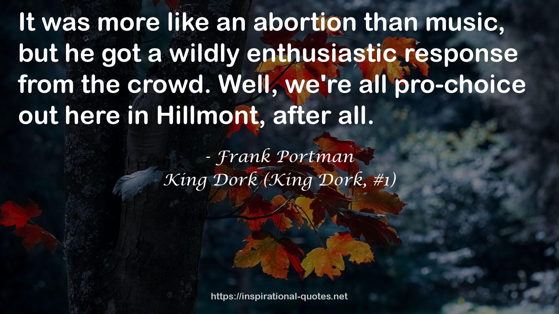 Frank Portman QUOTES