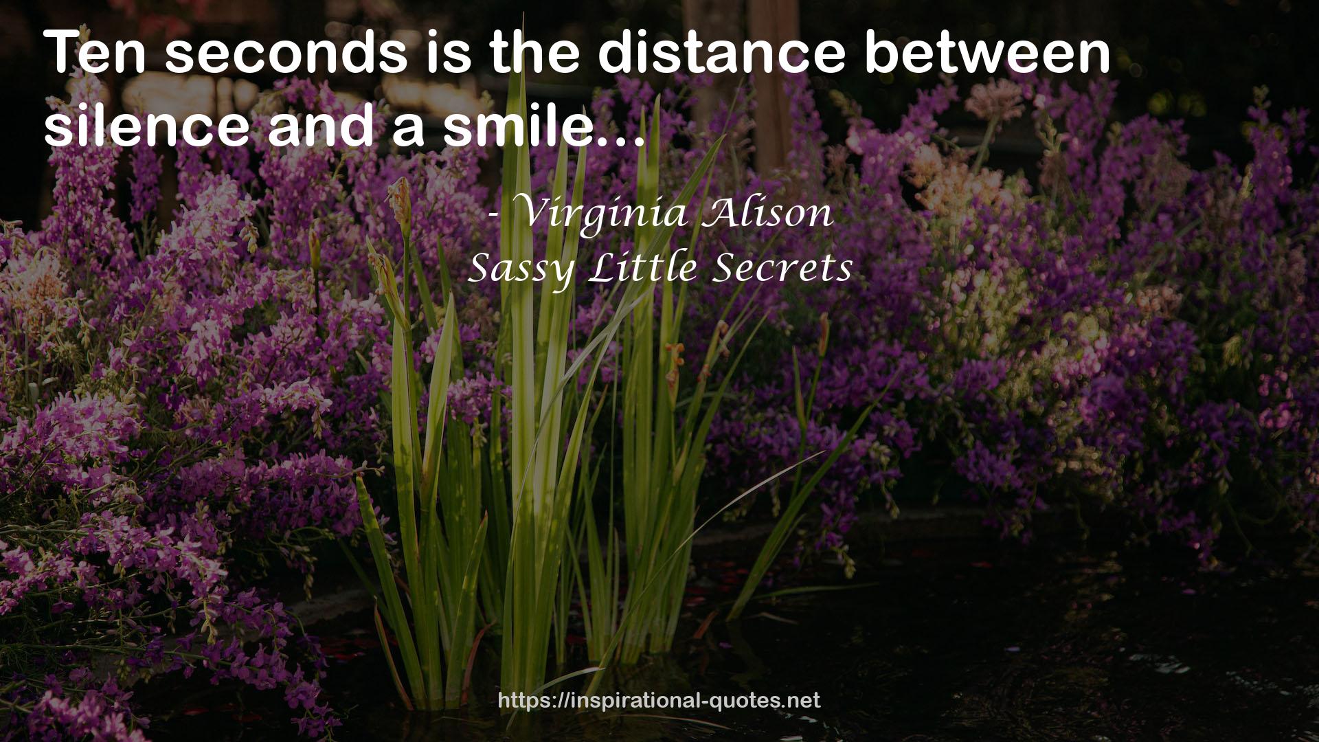 Sassy Little Secrets QUOTES