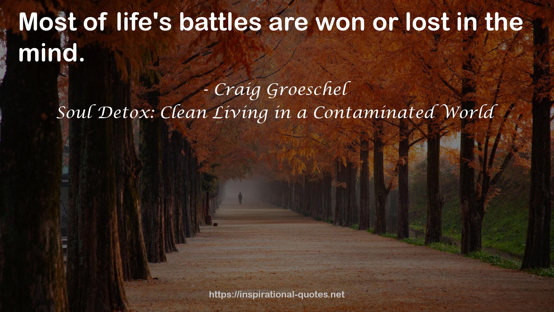 Soul Detox: Clean Living in a Contaminated World QUOTES