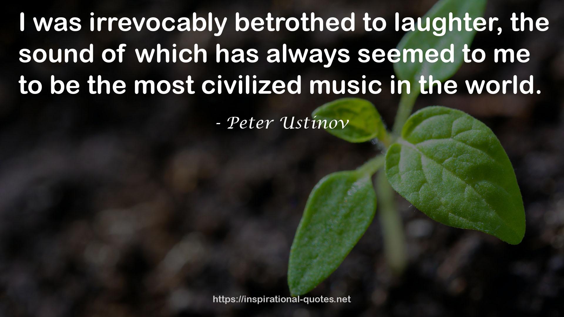 Peter Ustinov QUOTES