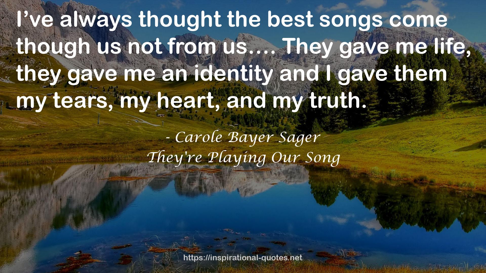 Carole Bayer Sager QUOTES