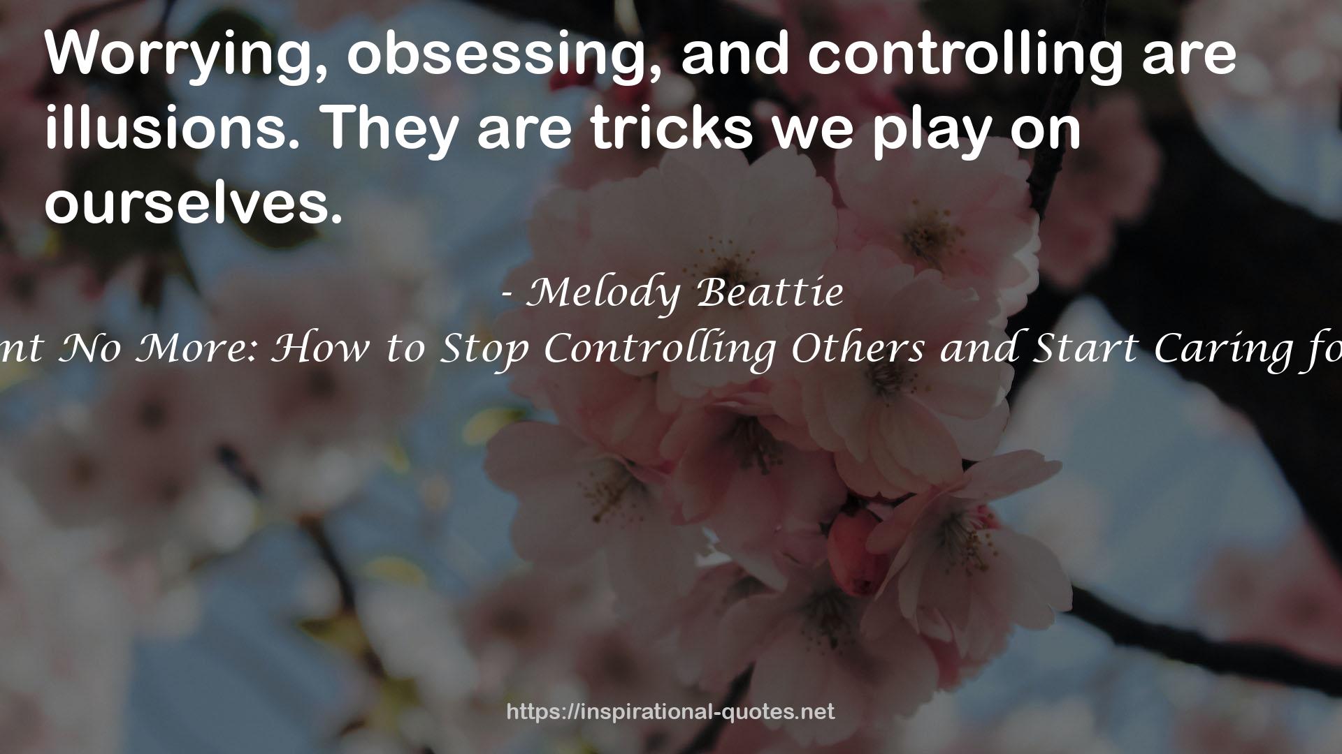 Melody Beattie QUOTES