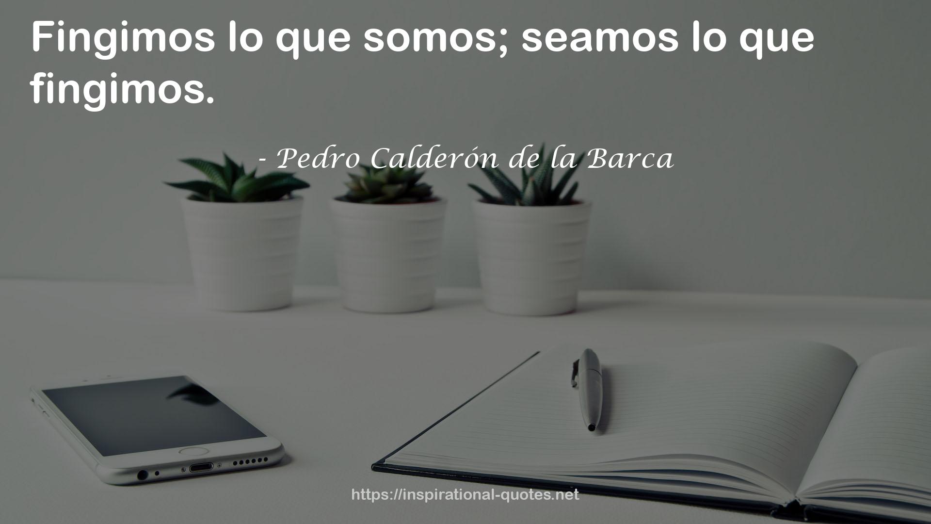 Pedro Calderón de la Barca QUOTES