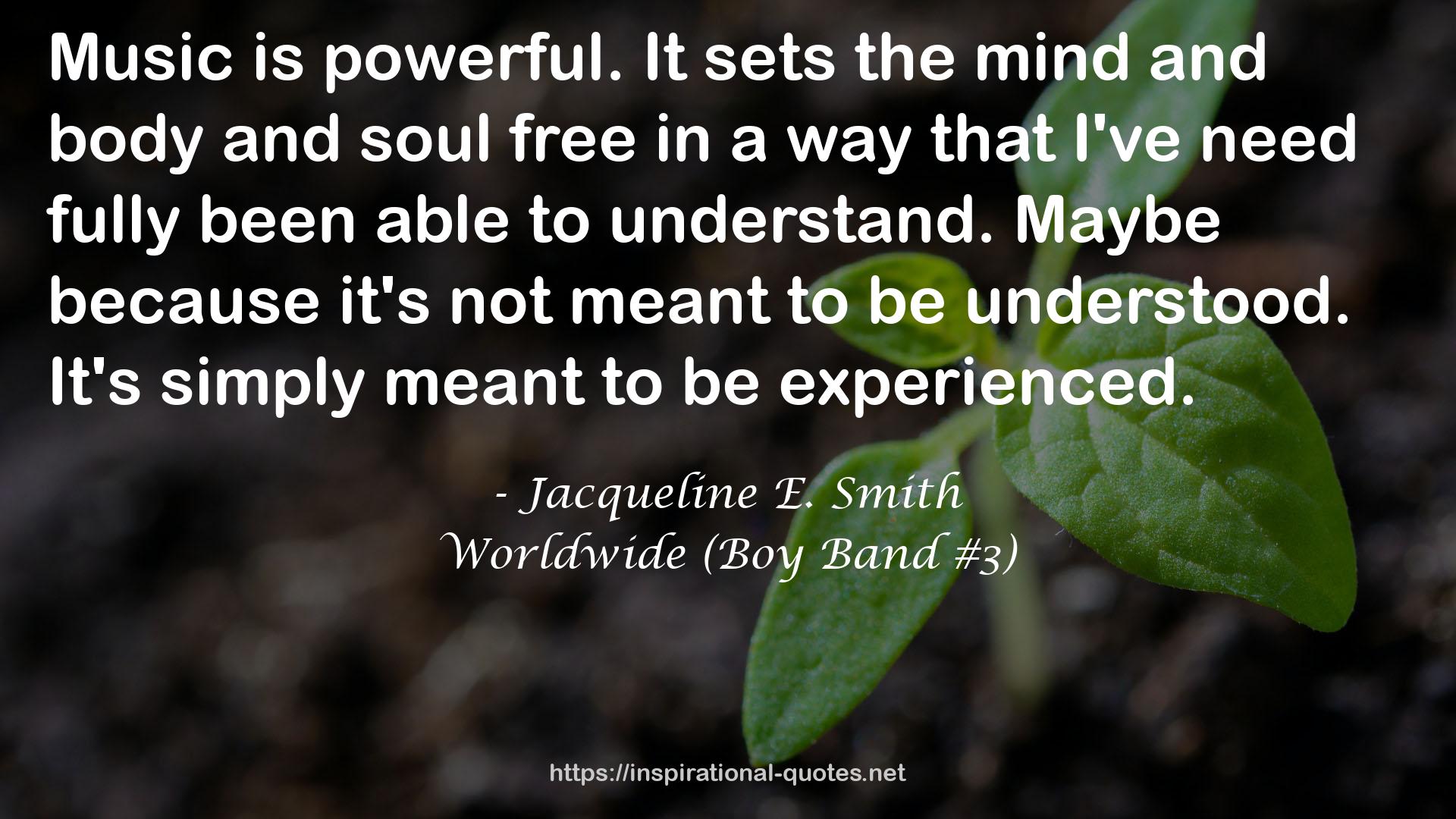 Jacqueline E. Smith QUOTES