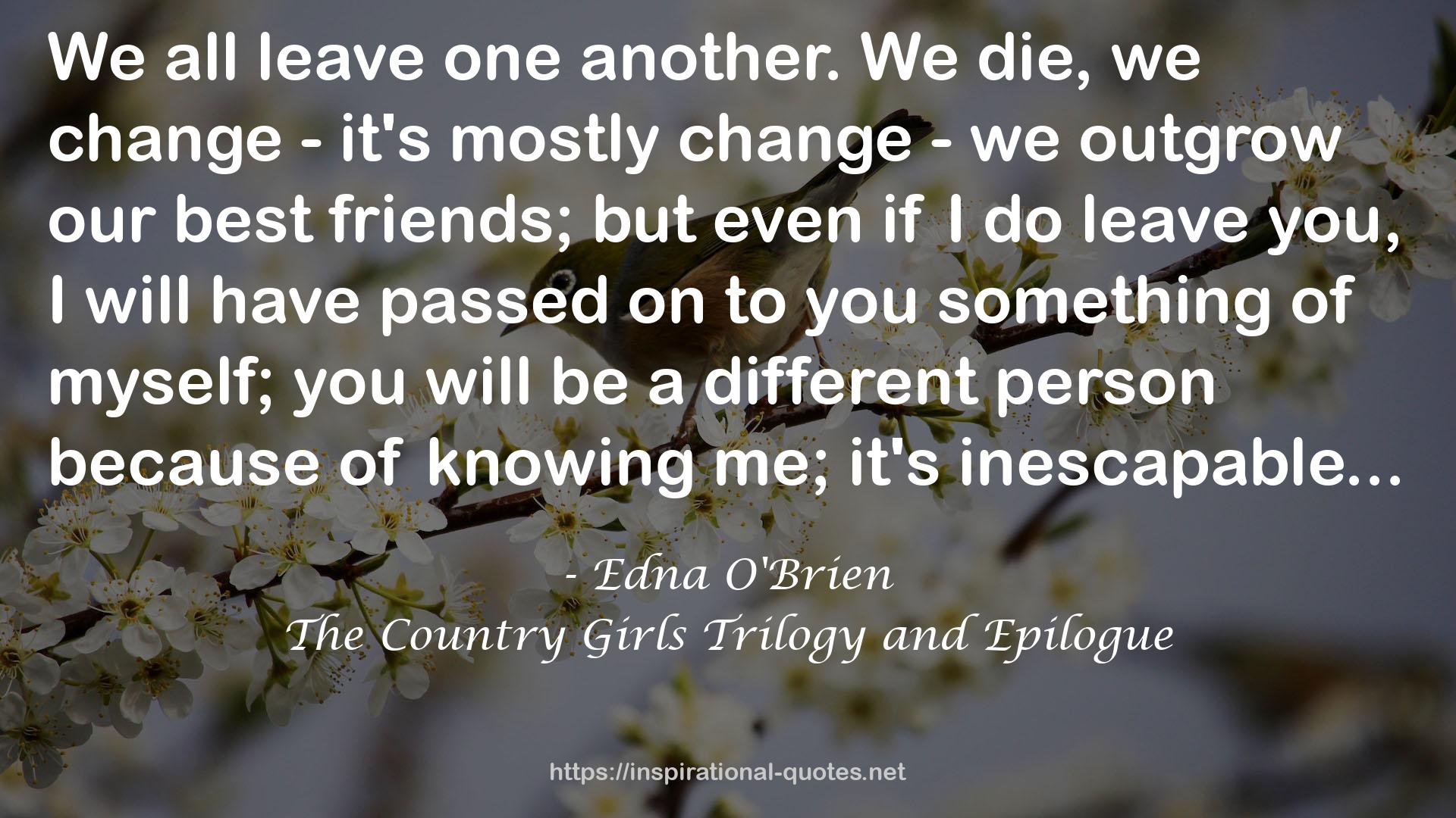 The Country Girls Trilogy and Epilogue QUOTES