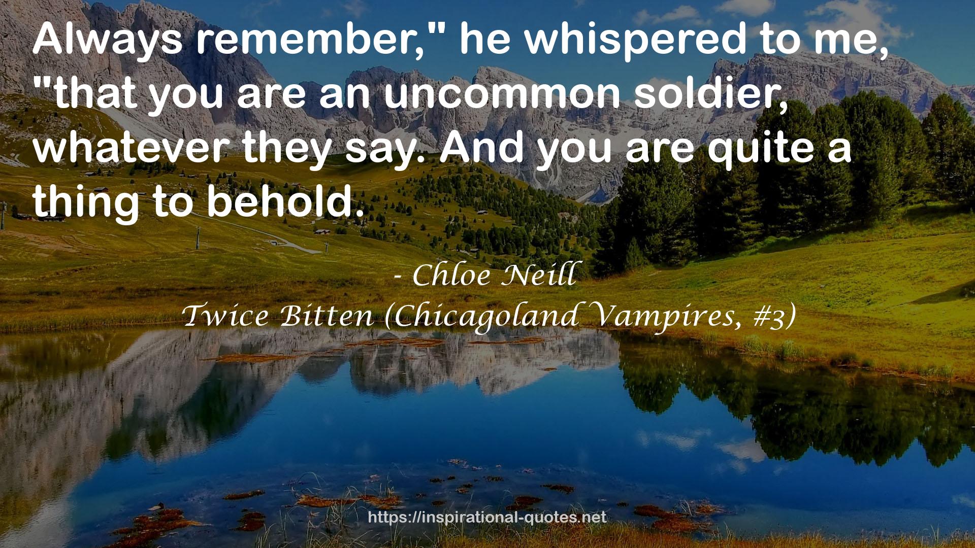 Twice Bitten (Chicagoland Vampires, #3) QUOTES