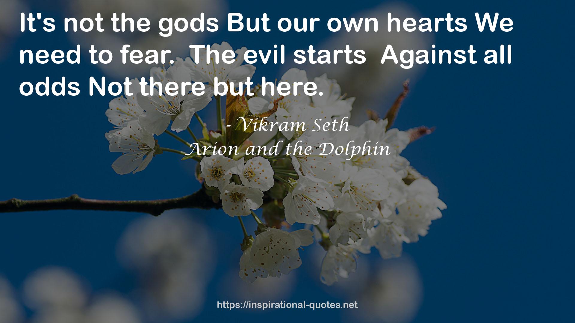 Arion and the Dolphin QUOTES