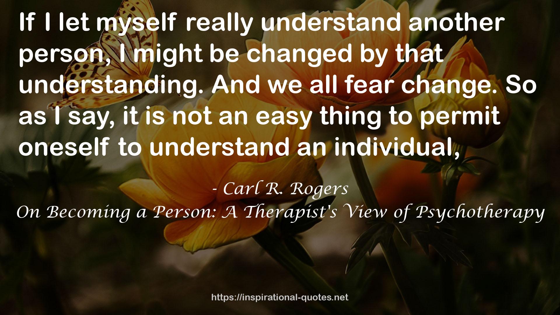 Carl R. Rogers QUOTES