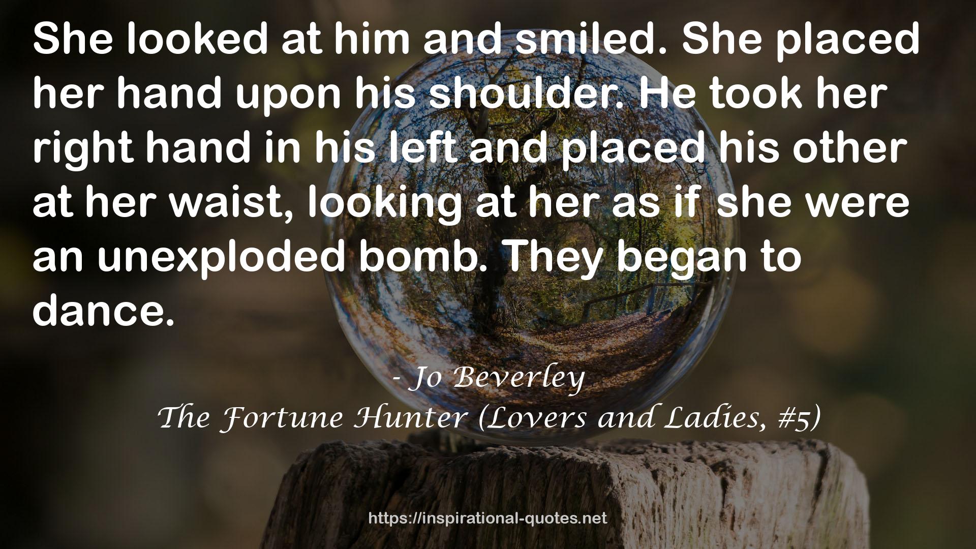 The Fortune Hunter (Lovers and Ladies, #5) QUOTES