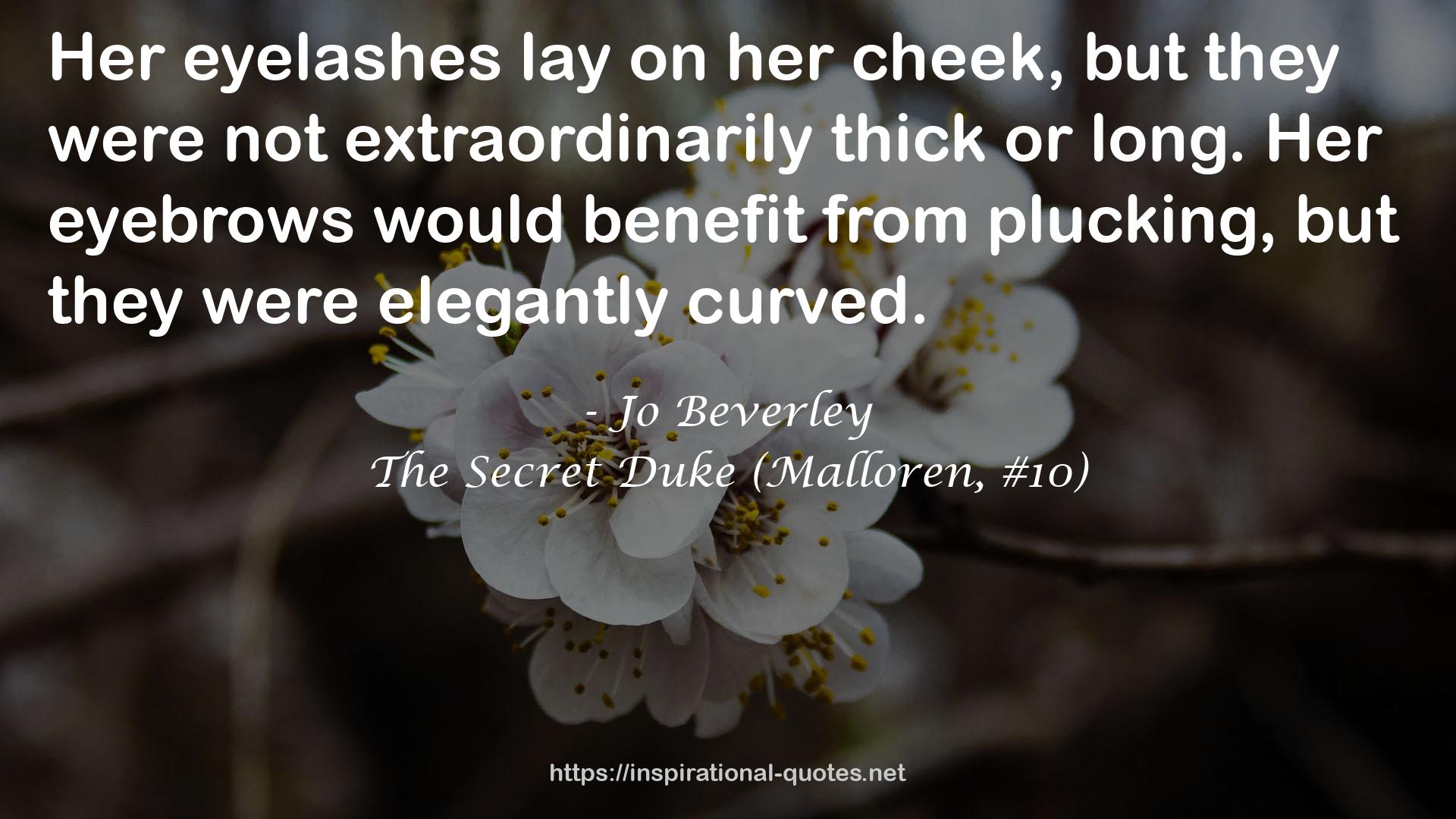 The Secret Duke (Malloren, #10) QUOTES