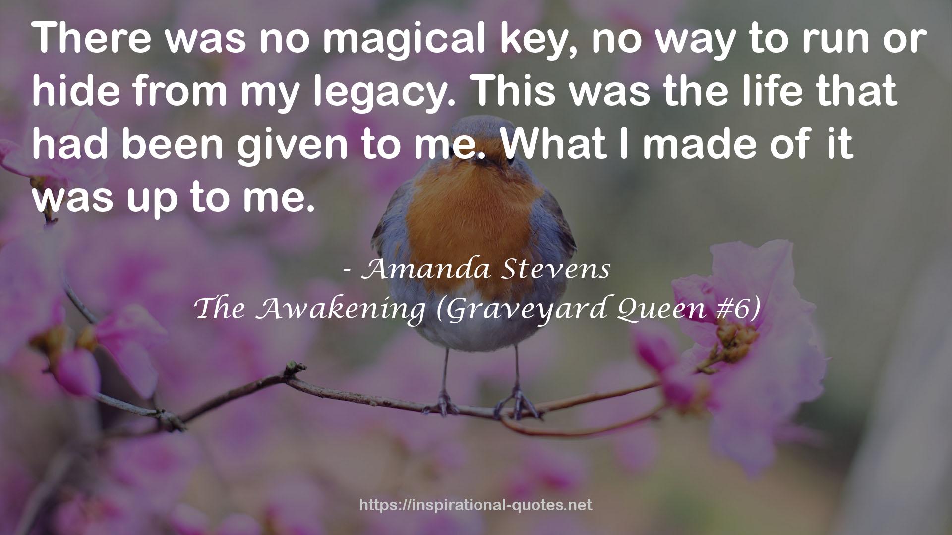 The Awakening (Graveyard Queen #6) QUOTES