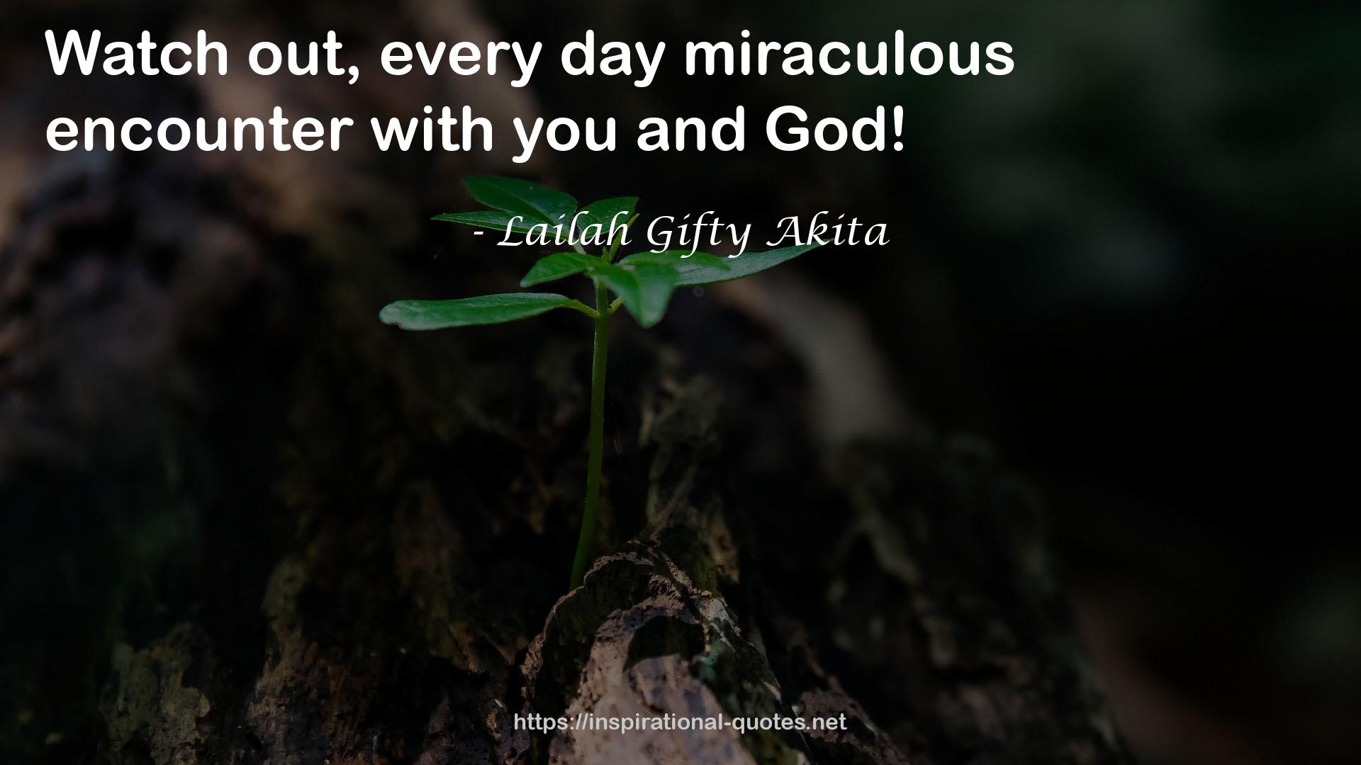 miraculous encounter  QUOTES