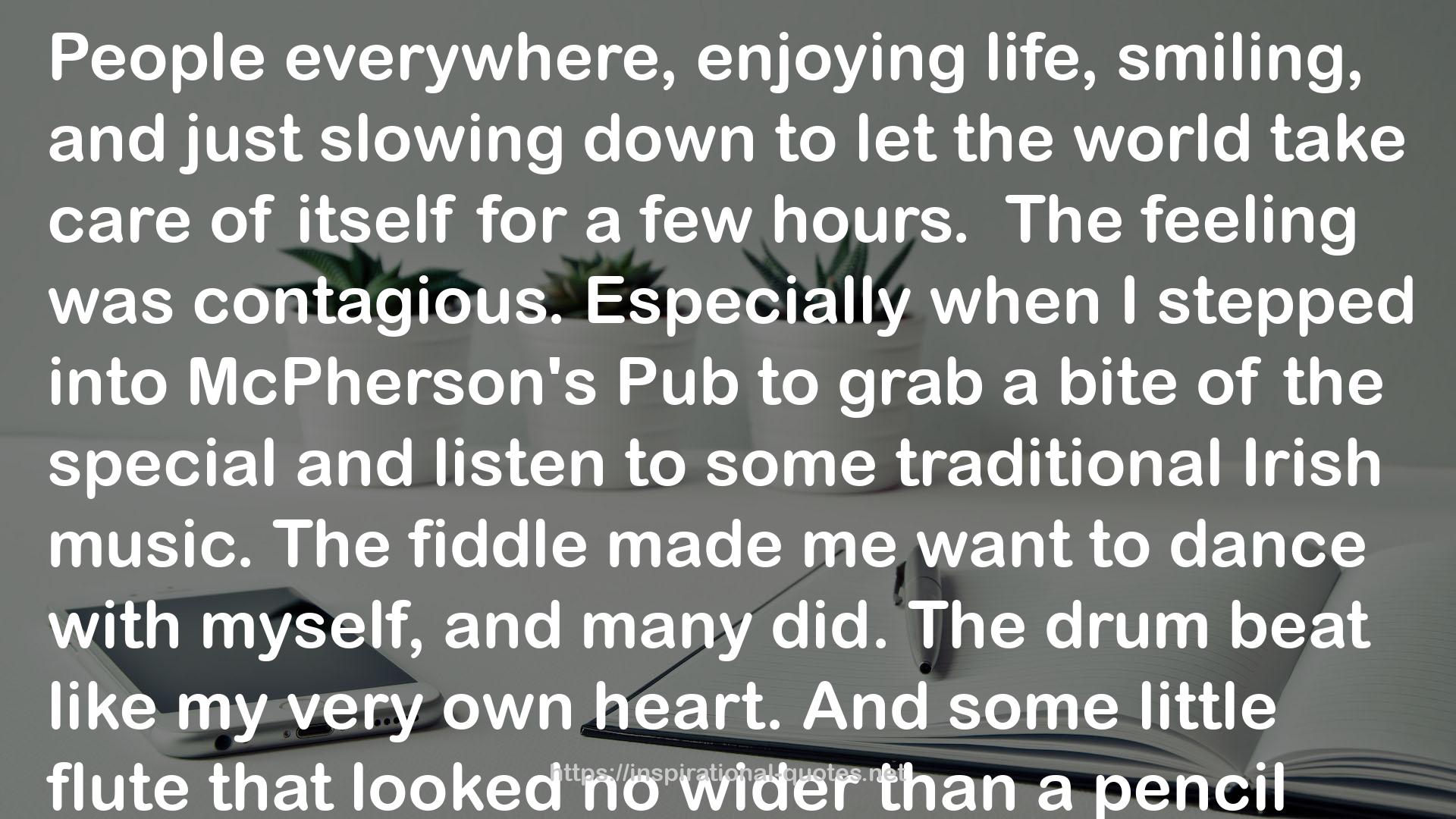 McPherson's Pub  QUOTES