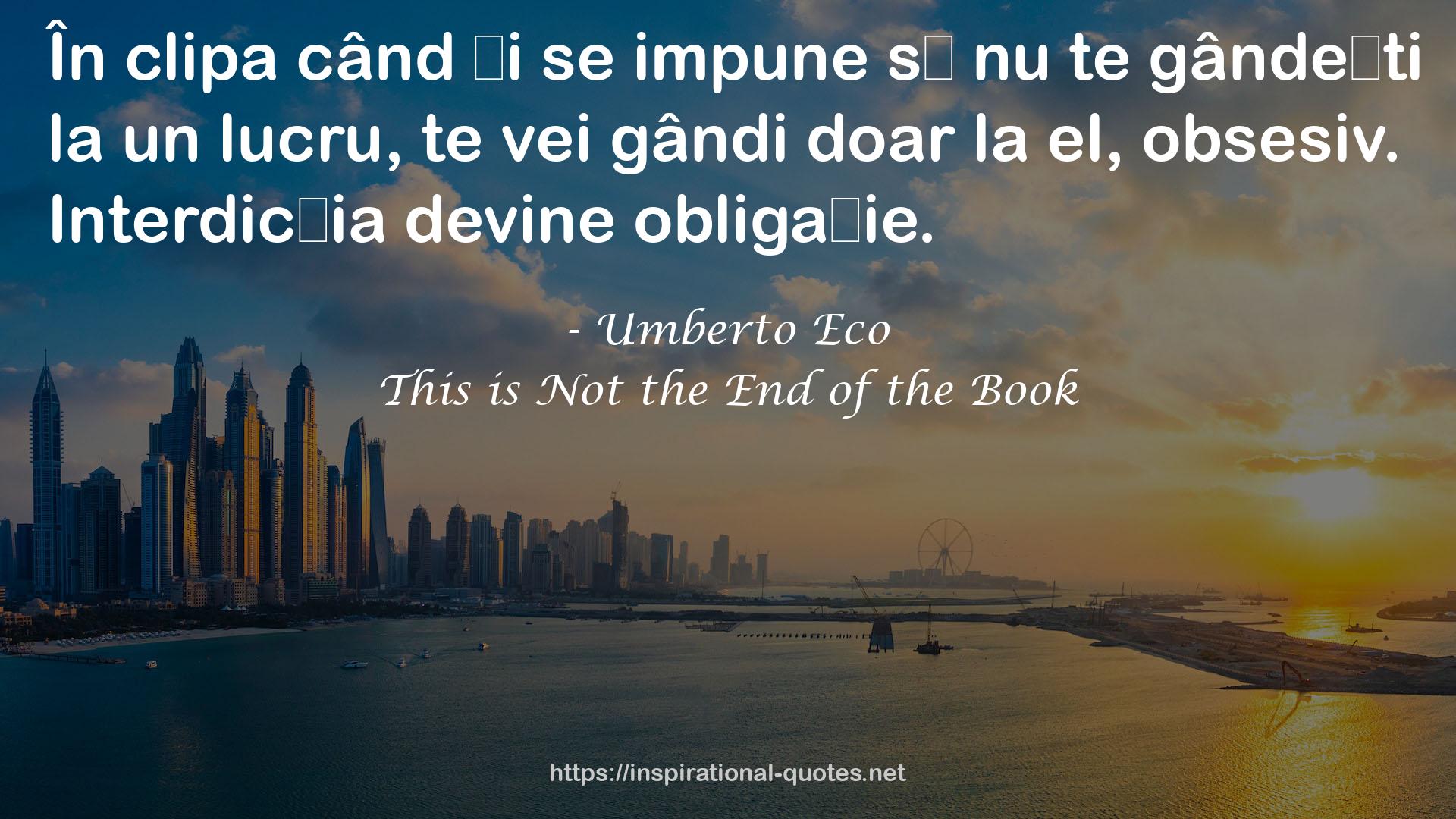 This is Not the End of the Book QUOTES