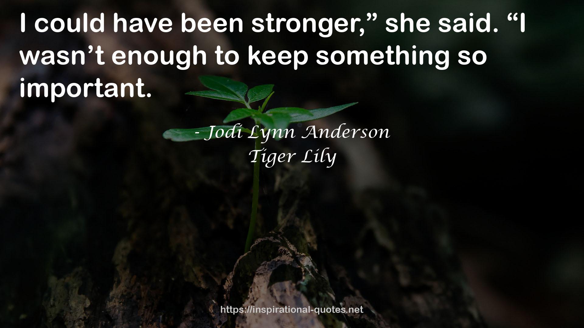 Jodi Lynn Anderson QUOTES