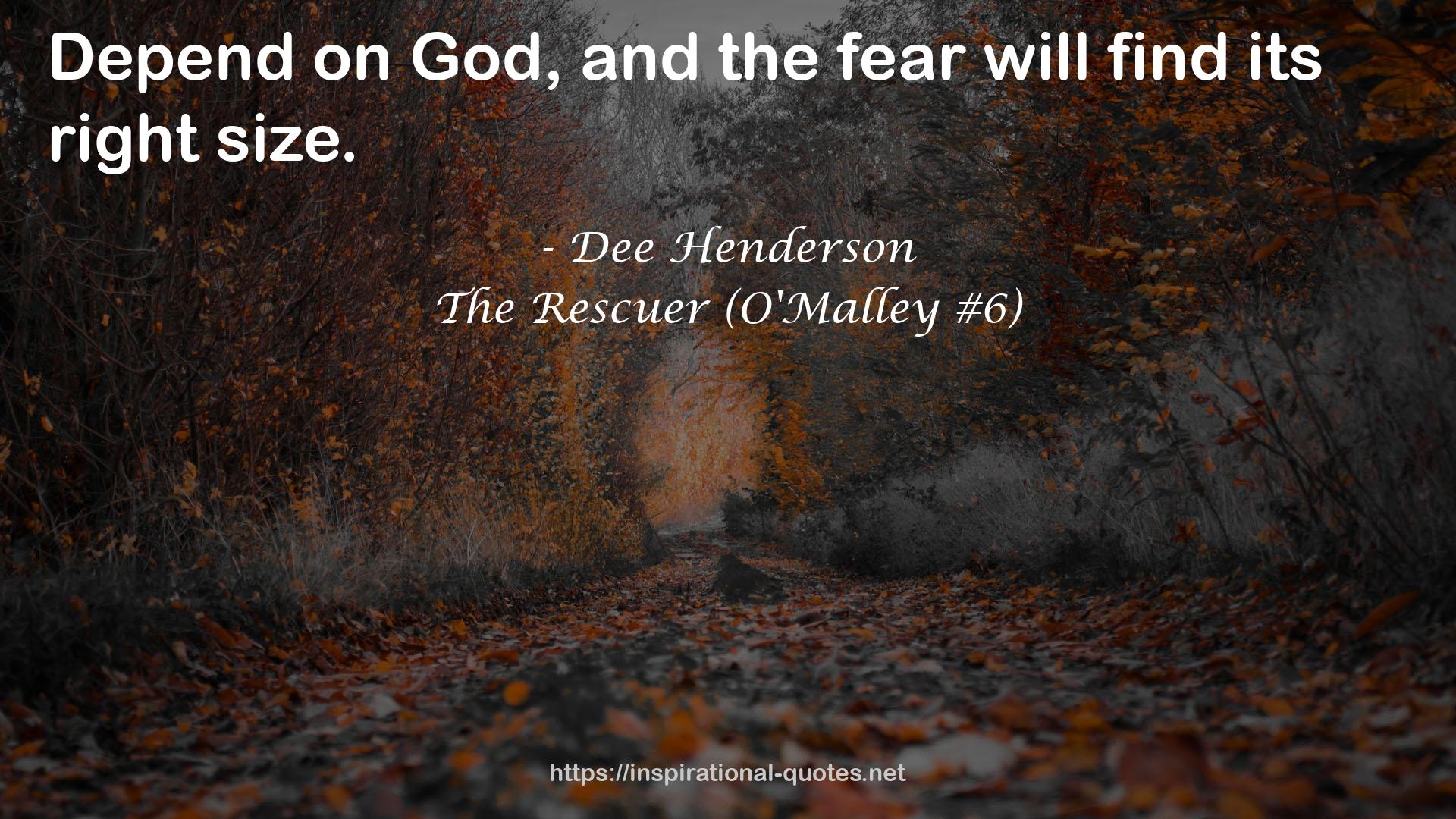 The Rescuer (O'Malley #6) QUOTES