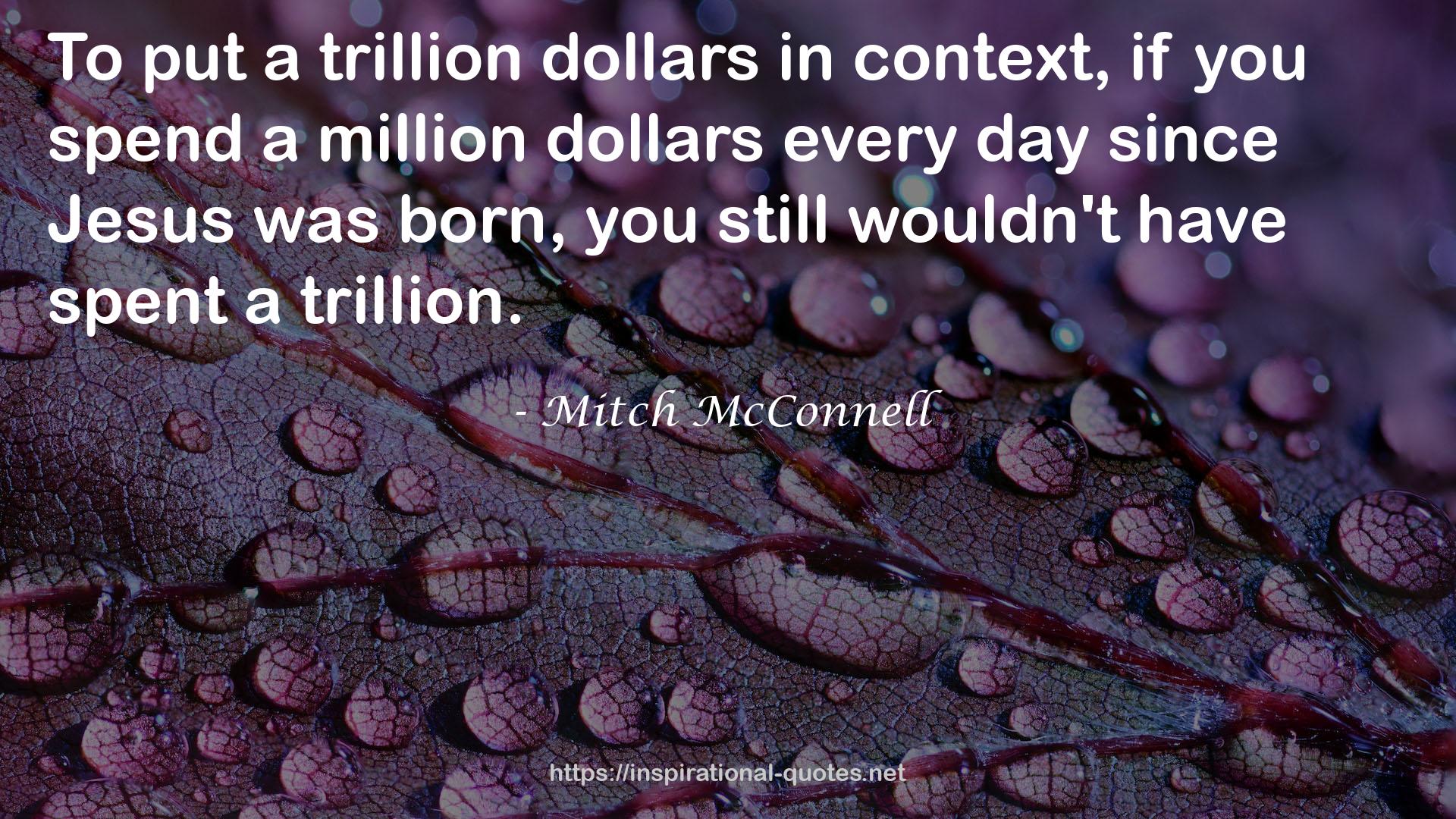 Mitch McConnell QUOTES