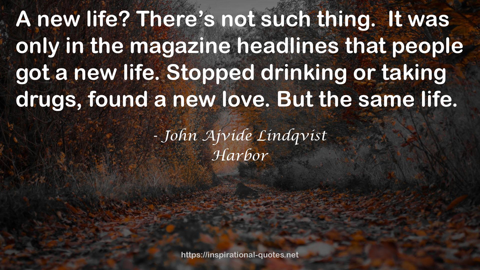 John Ajvide Lindqvist QUOTES