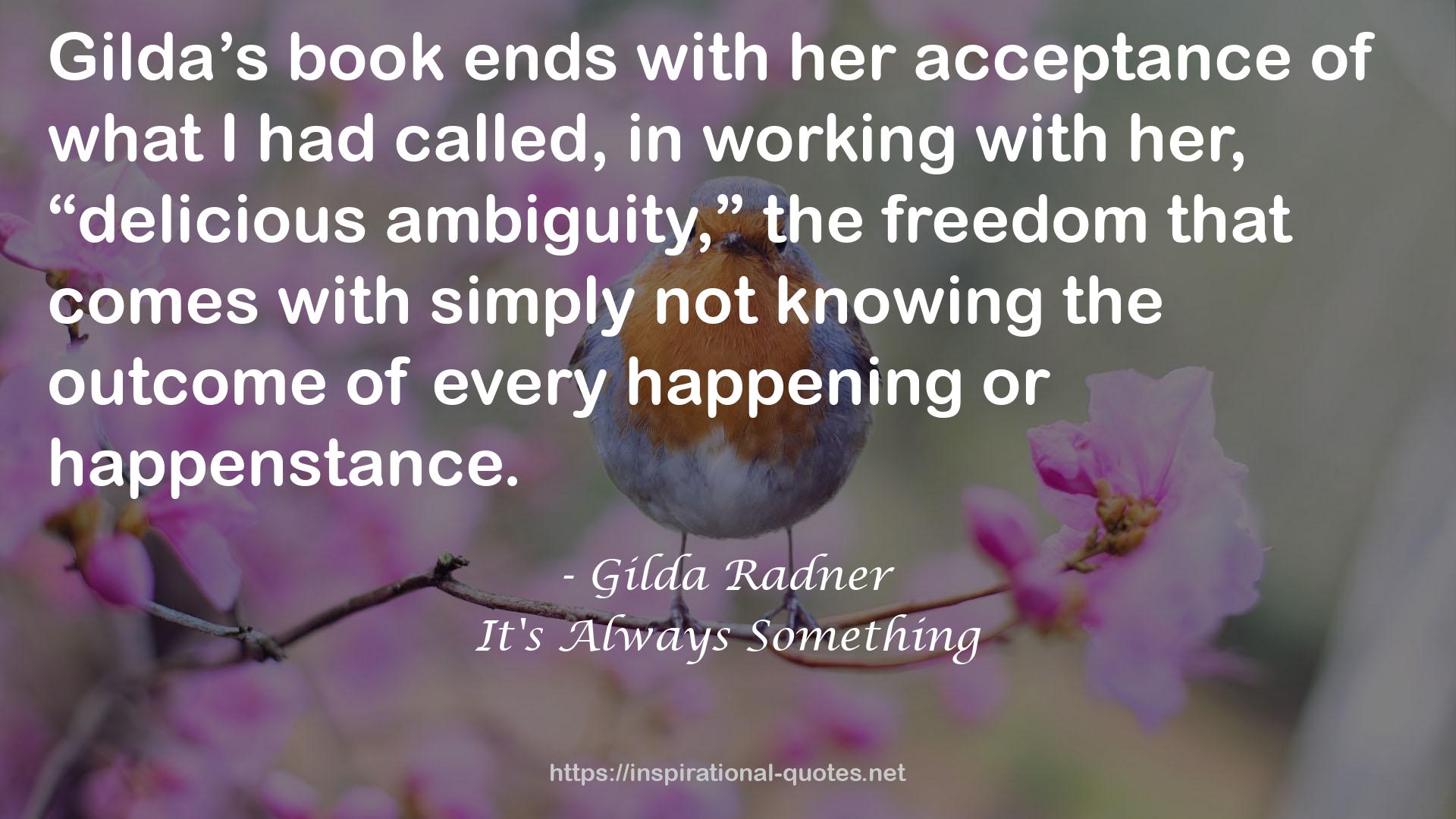 Gilda Radner QUOTES