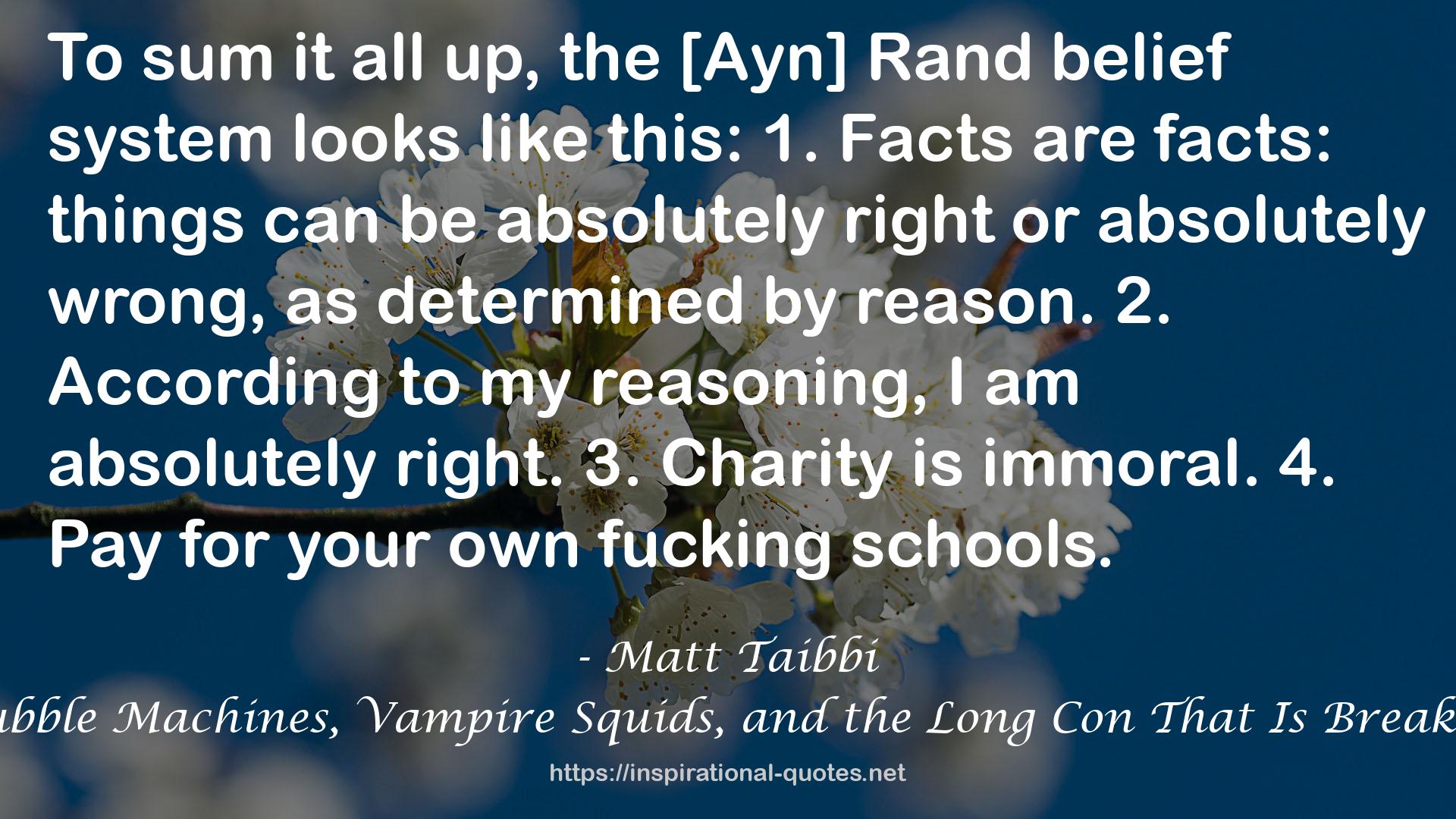 Matt Taibbi QUOTES