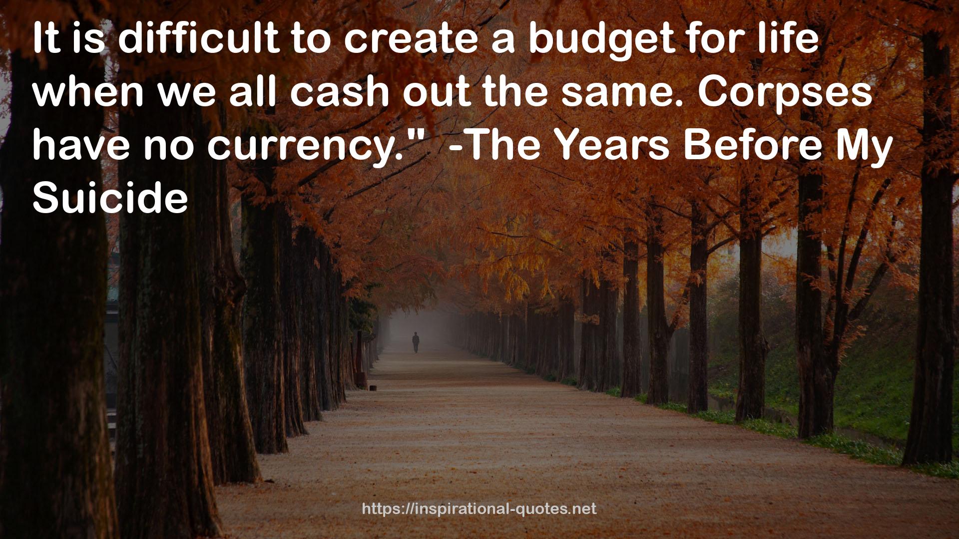 a budget  QUOTES